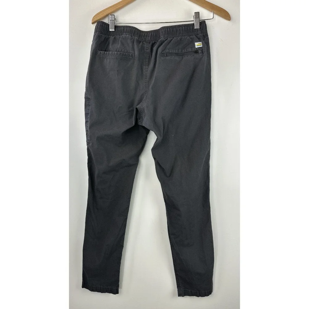 Vuori Ripstop Climber Pants Mens Medium Charcoal Grey Stretch Outdoor Trousers - Picture 9 of 13
